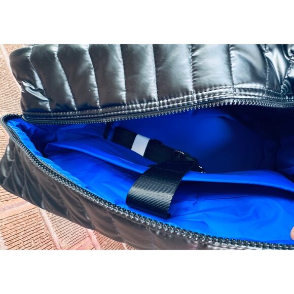 Think Royln Jr. Jetset Wingman Black Tote Bag With Zipper & Dual Handles - Picture 8 of 16